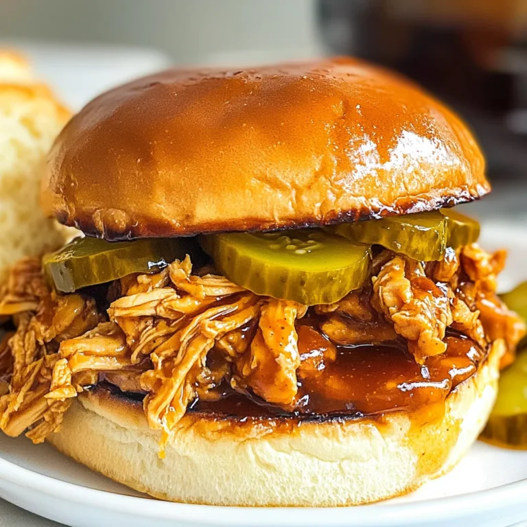 Slow Cooker Hot Honey Chicken Sandwiches