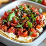 Zesty Goat Cheese Bruschetta Dip