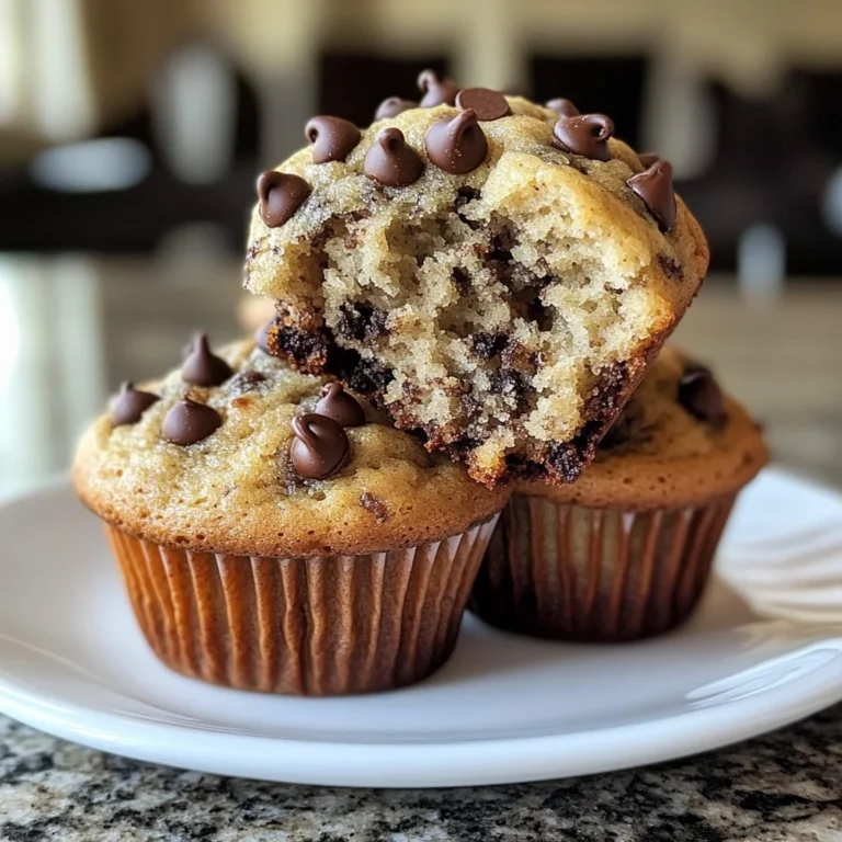 Amazing Chocolate Chip Banana Muffins: A 1-Bowl Wonder