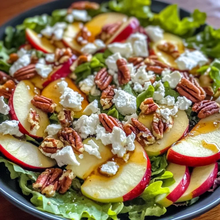 Autumn Harvest Honeycrisp Apple and Feta Salad