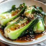 Baby Bok Choy with Soy Sauce and Garlic