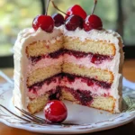 Cherry Layer Cake with Cherry Cream Cheese Frosting