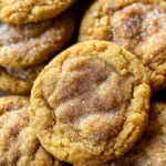Chewy Pumpkin Snickerdoodle Cookies