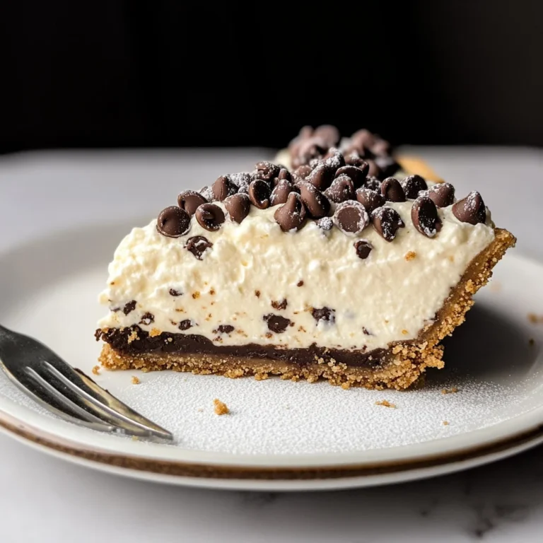 Chocolate Chip Cannoli Pie