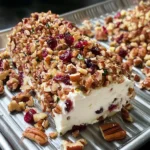 Cranberry Pecan Cheese Log