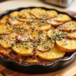 Crispy Balsamic-Thyme Potato Torte