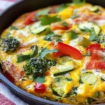 Garden Veggie Frittata: A 150-Calorie Delight