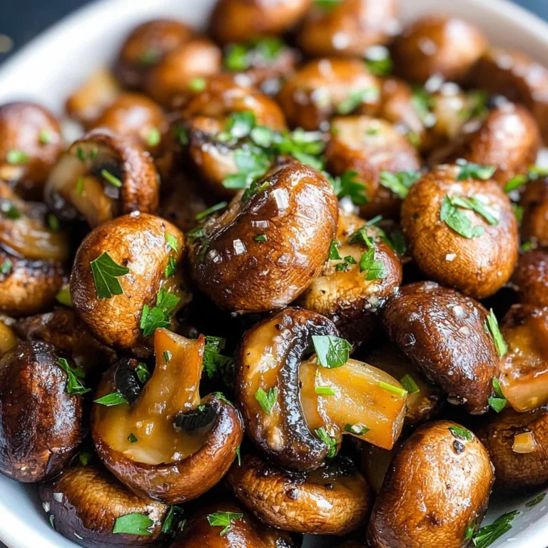 Garlic Butter Mushrooms & Onions