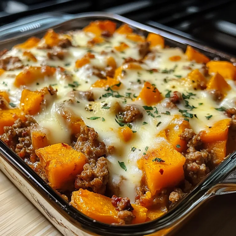 Ground Turkey Sweet Potato Casserole