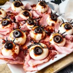 Halloween Antipasto Eyeballs Appetizer