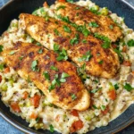 High Protein Creamy Cajun Chicken & Rice