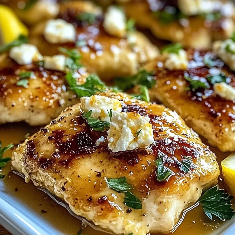 Hot Honey Feta Chicken Dish: A Deliciously Spicy and Savory Recipe