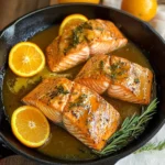 Orange-Rosemary Glazed Salmon