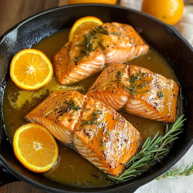Orange-Rosemary Glazed Salmon