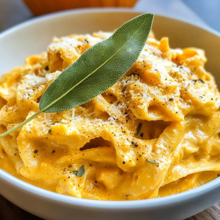 Pumpkin Alfredo with Sage