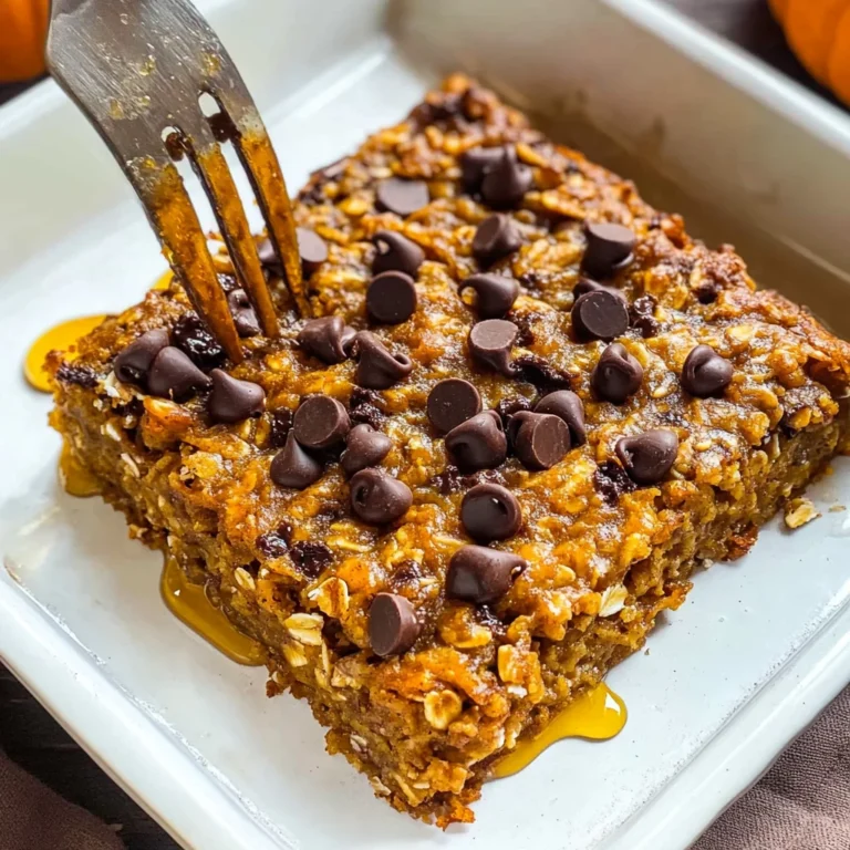 Pumpkin Baked Oatmeal