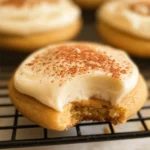 Pumpkin Spice Sugar Cookies with Cream Cheese Frosting