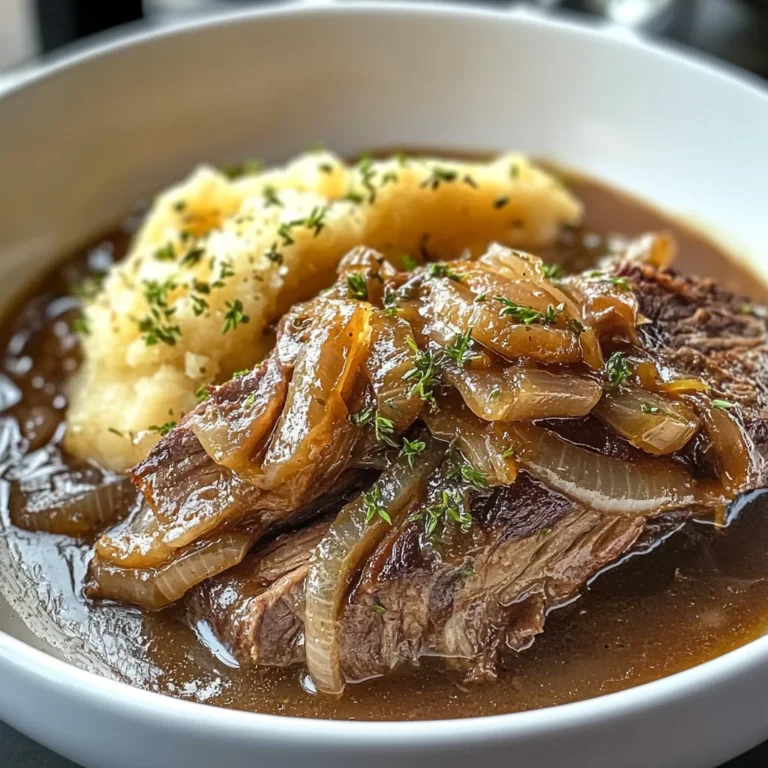 Savory French Onion Pot Roast Recipe for Comfort Food Lovers