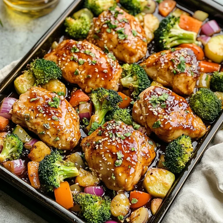 Sheet Pan Teriyaki Chicken with Veggies