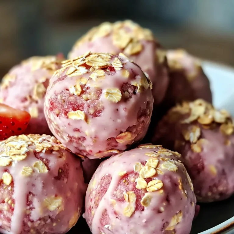 Strawberry Cheesecake Protein Balls