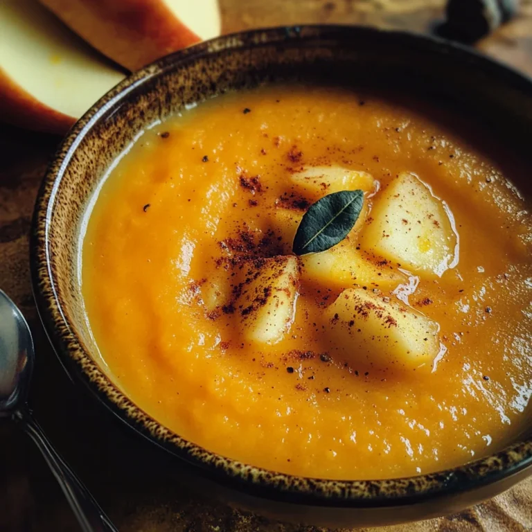 Sweet Potato and Apple Soup
