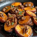 Walnut Maple Roasted Sweet Potatoes