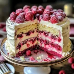 White Chocolate Raspberry Dream Cake : A Heavenly Dessert