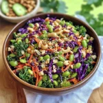 Asian Edamame Peanut Crunch Salad