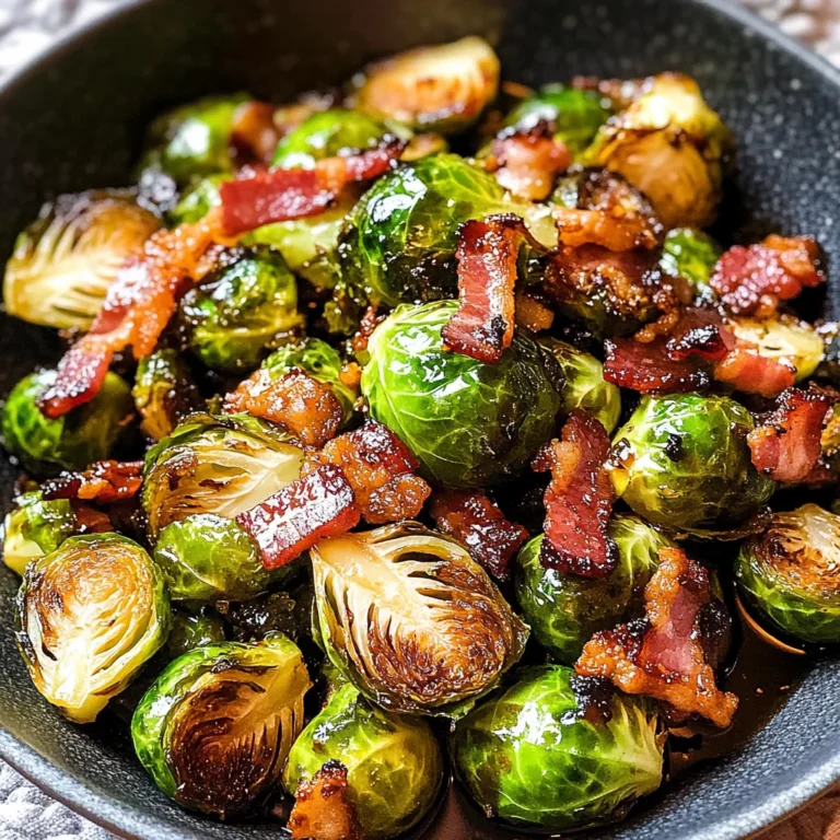 Balsamic Bacon Brussels Sprouts