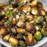 Crispy Air Fryer Brussels Sprouts (Keto, Low Carb)
