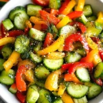 Cucumber Sweet Pepper Salad