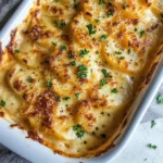 Dad’s Creamy & Cheesy Au Gratin Potatoes