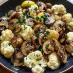 Garlic Cauliflower Mushroom Skillet: Quick & Delicious Dish