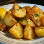 Greek Lemon Garlic Roasted Potatoes