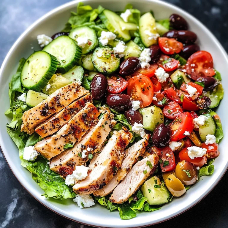 Greek Salad with Chicken