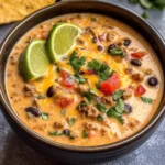 High Protein Creamy Taco Soup