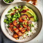 Honey Sriracha Salmon Bowls
