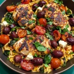 Mediterranean Chicken and Orzo