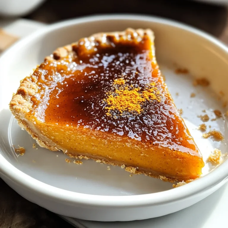 Tasty Pumpkin Pie Brulee with Bourbon Vanilla