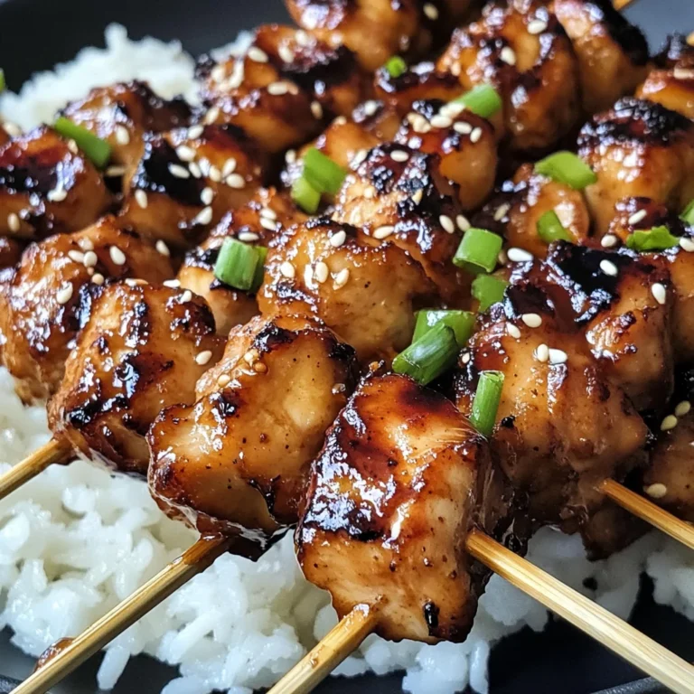Teriyaki Chicken Skewers