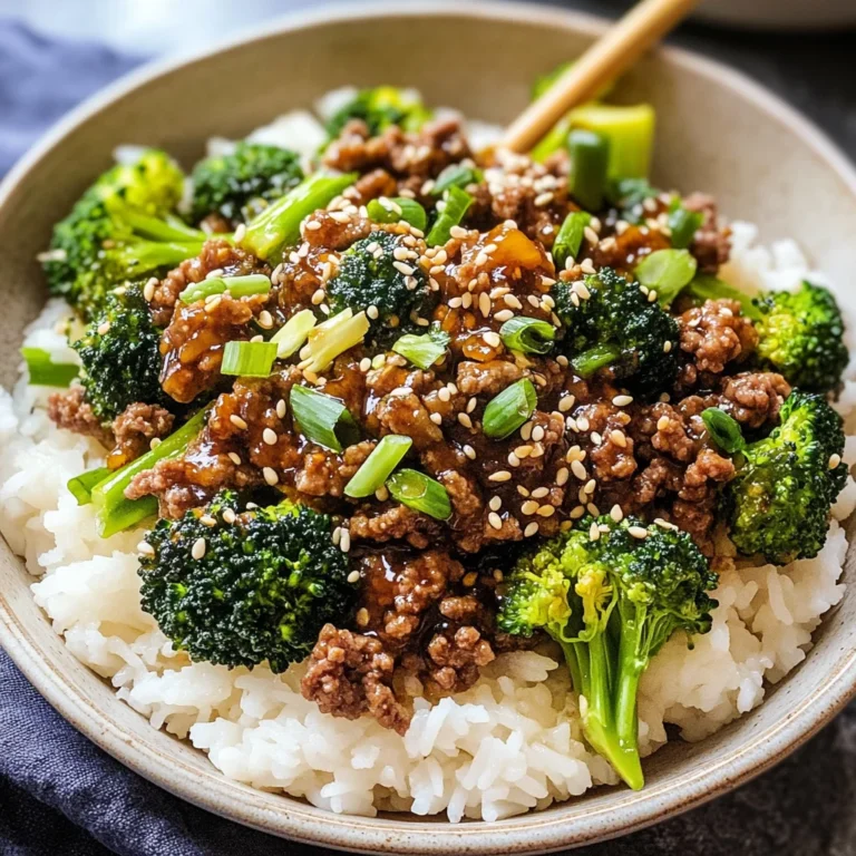 Teriyaki Ground Beef and Broccoli