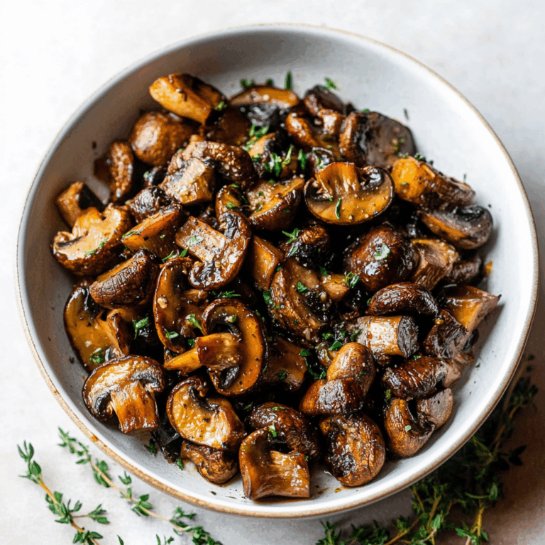 Balsamic Roasted Mushrooms