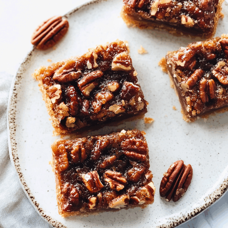 Healthy Gluten-Free Pecan Pie Bars