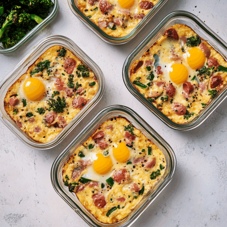 Meal Prep Breakfast Eggs